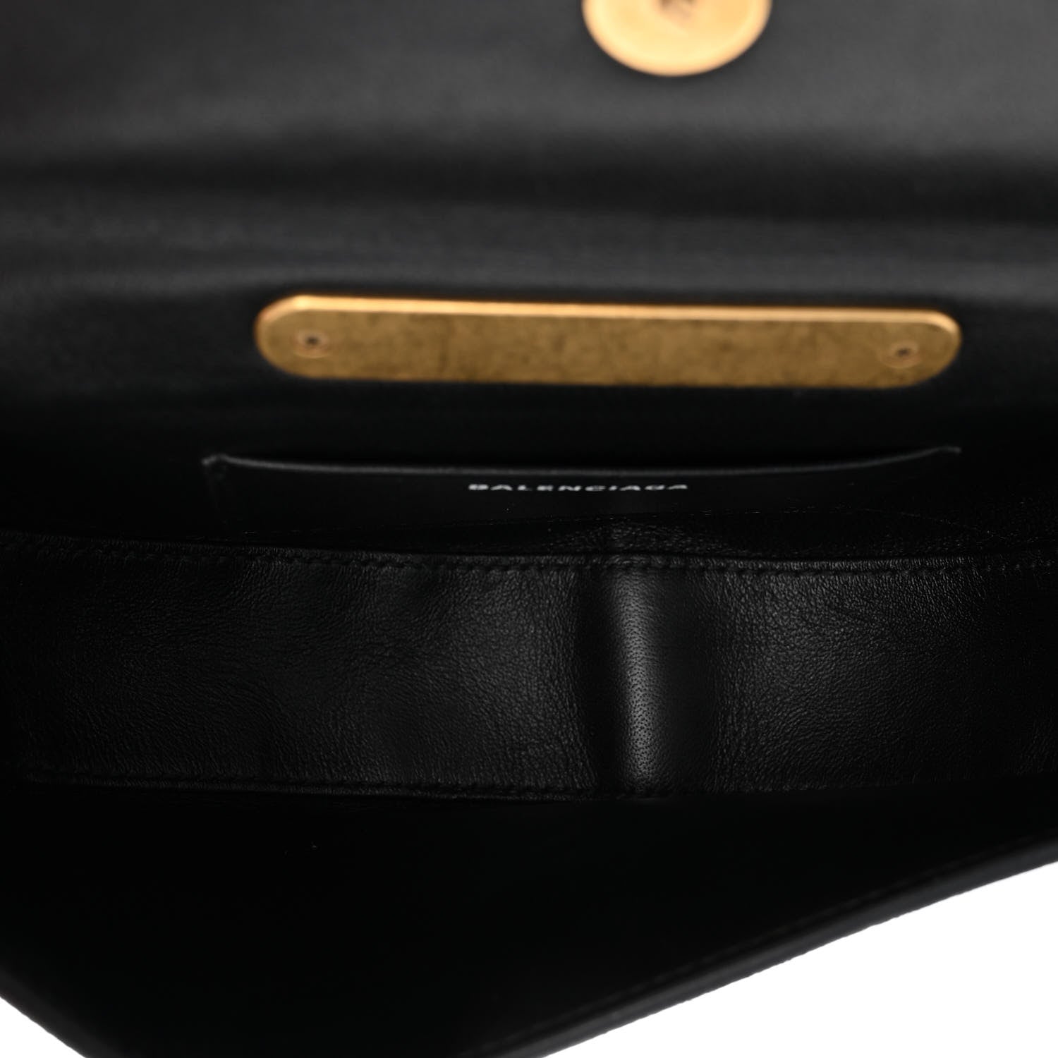 Balenciaga Suede Opera Clutch Bag Black 5 of 10