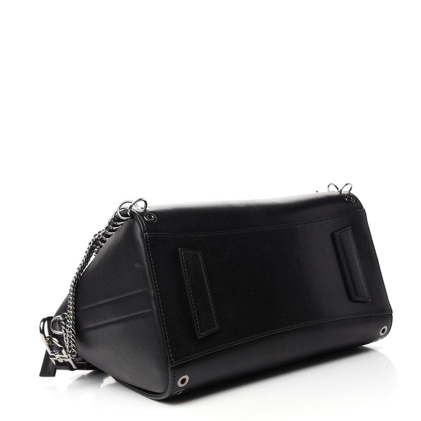 Sugar Goatskin Small Eyelet Antigona Black