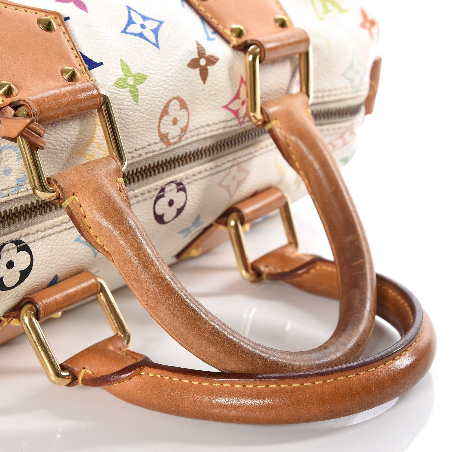Louis Vuitton Monogram Multicolor Speedy 30 White 7 of 10