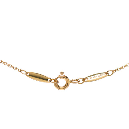 Tiffany 18K Yellow Gold Diamond .05ct Elsa Peretti Diamonds by the Yard Pendant Necklace 4 of 4