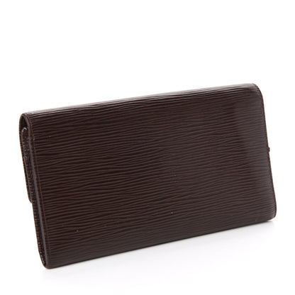 Louis Vuitton Epi Sarah Wallet Moka 3 of 9