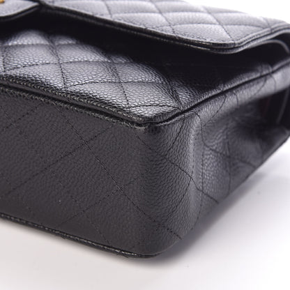 Chanel Caviar Quilted Medium Double Flap Black 7 of 10