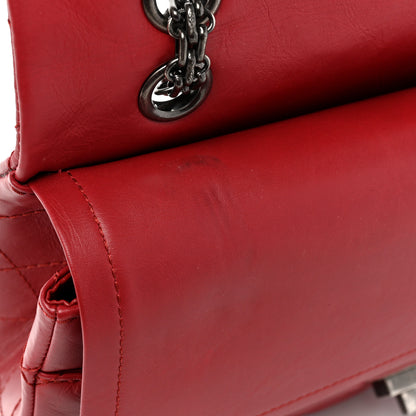 Chanel Aged Calfskin Quilted 2.55 Reissue 227 Flap Red 10 of 16