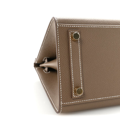 Hermes Epsom Birkin Sellier 25 Etoupe 9 of 11