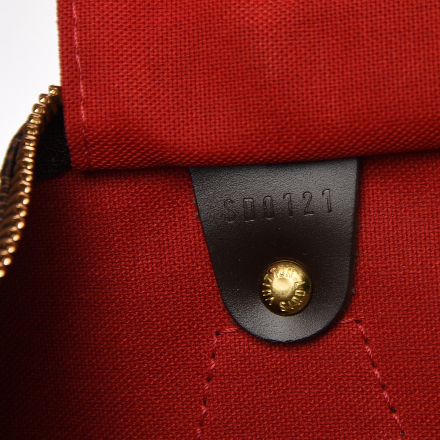 Louis Vuitton Damier Ebene Speedy 35 7 of 7