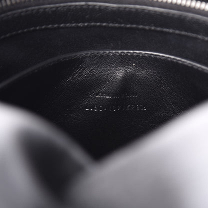 Saint Laurent Grain De Poudre Medium West Hollywood Monogram Fold-Over Black 8 of 13