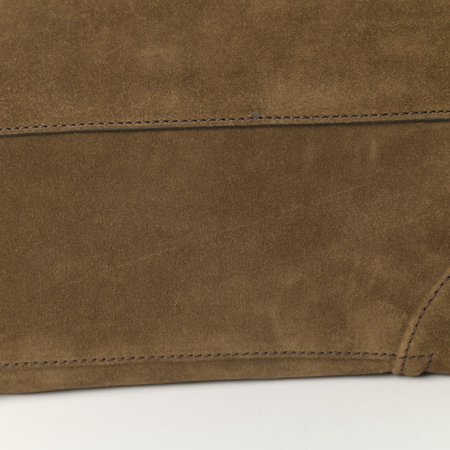 Celine Suede Medium Phantom Luggage Olive 6 of 7