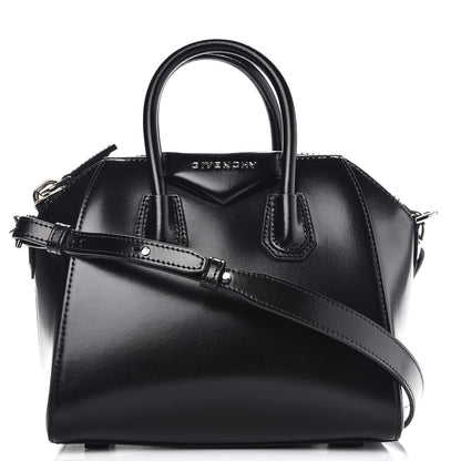 Givenchy Shiny Lord Calfskin Mini Antigona Black 1 of 7