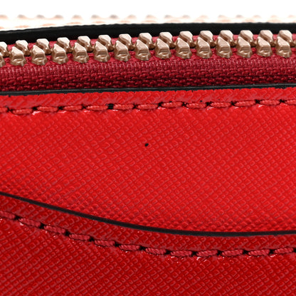 Marc Jacobs Saffiano Small Snapshot Camera Bag Red Beige 12 of 14