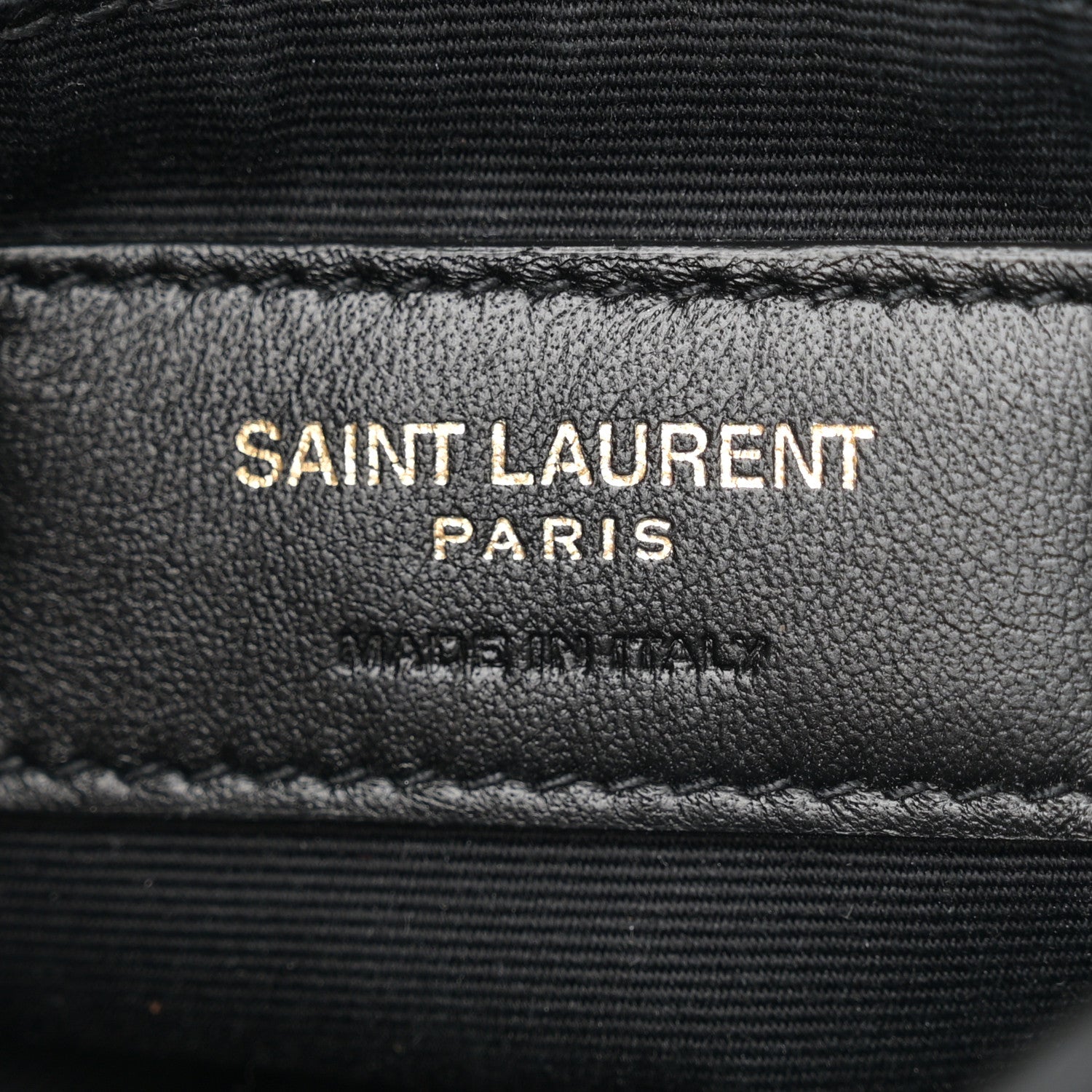 Saint Laurent Calfskin Y Quilted Monogram Toy Loulou Crossbody Bag Black 6 of 12