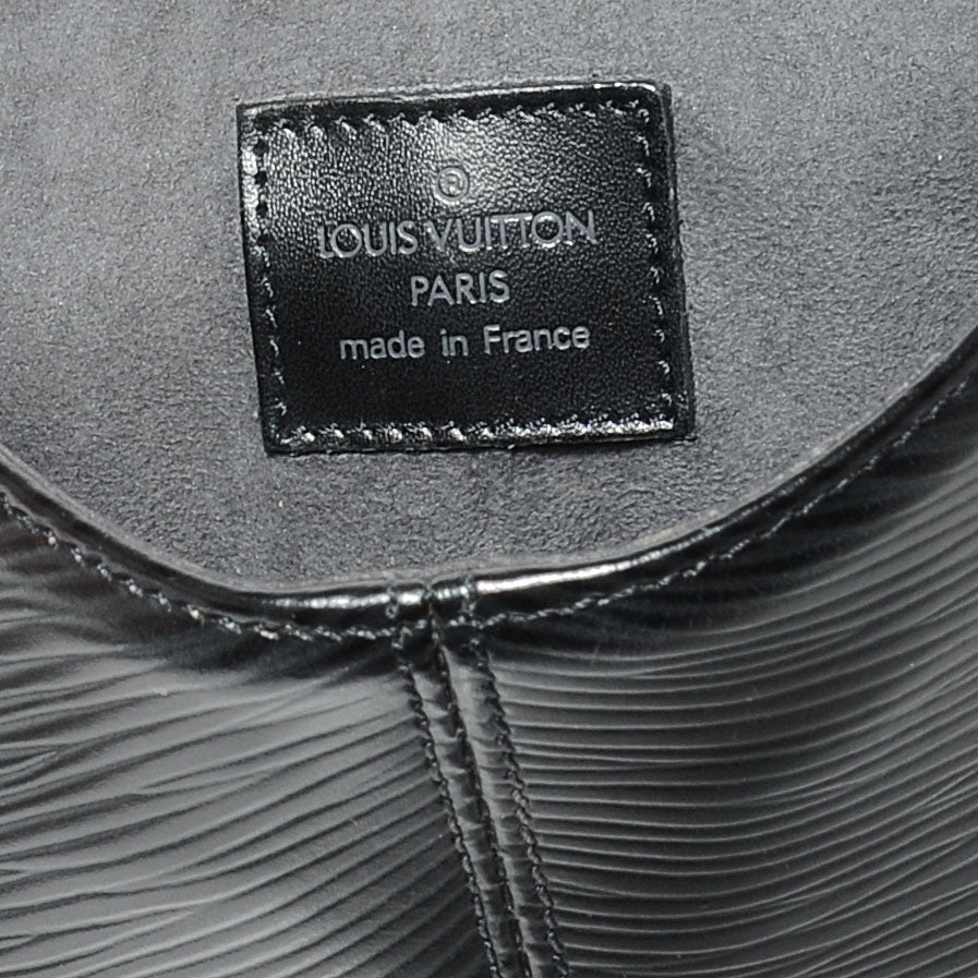 Epi Demi Lune Pochette Black