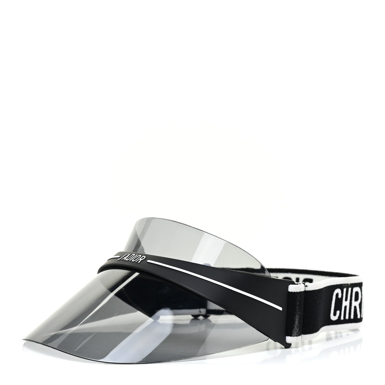 Christian Dior Mirrored DiorClub1 Sun Visor Black 1 of 6