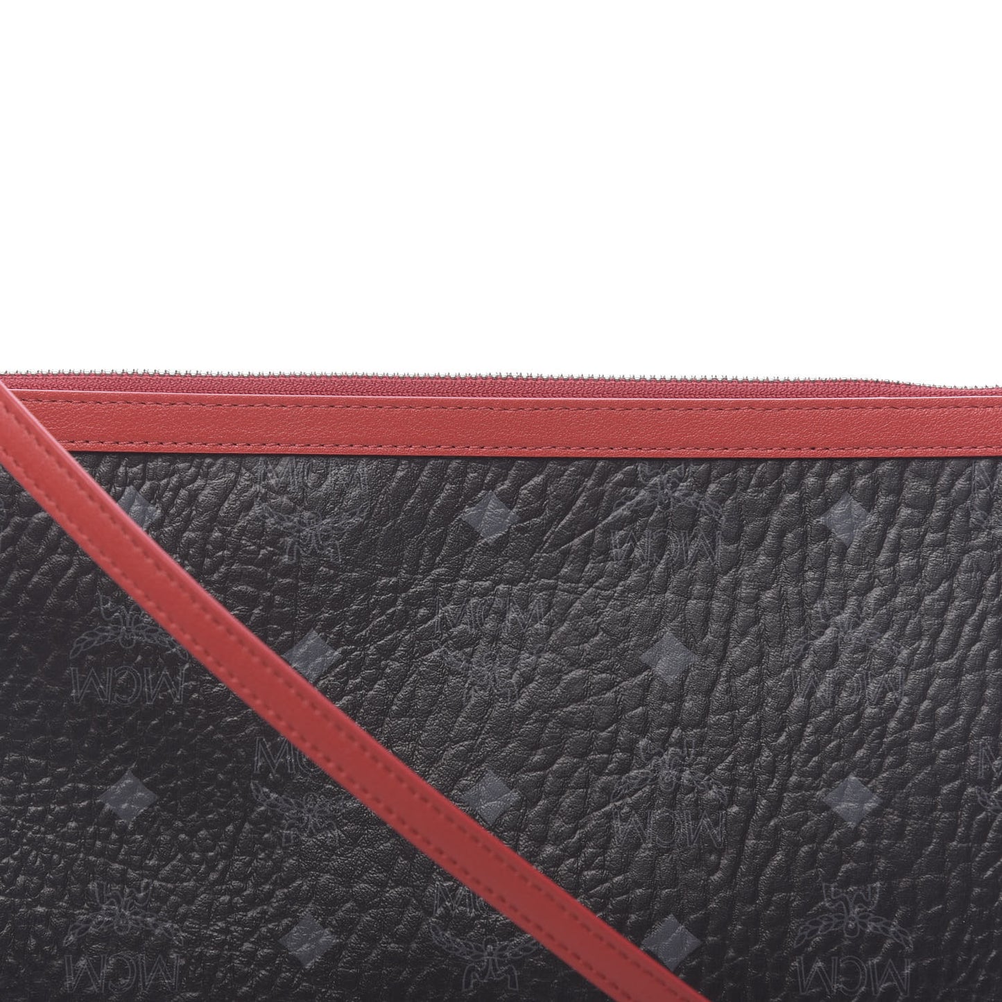 Visetos Crossbody Pouch Black Red