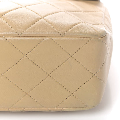 Chanel Lambskin Quilted Maxi Single Flap Beige 6 of 7
