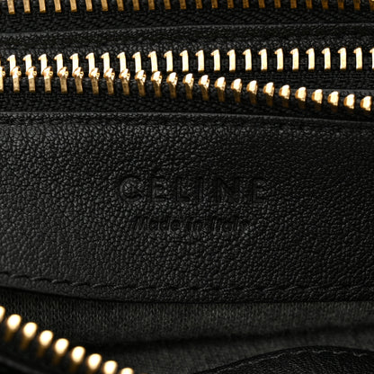 Celine Lambskin Small Trio Crossbody Bag Black 6 of 9