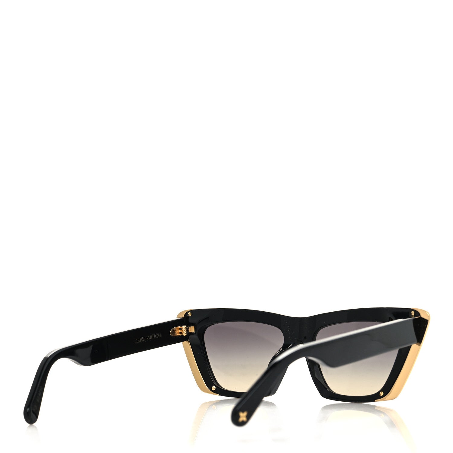 Louis Vuitton Acetate LV Moon Cat Eye Sunglasses Z1655E Black 4 of 9
