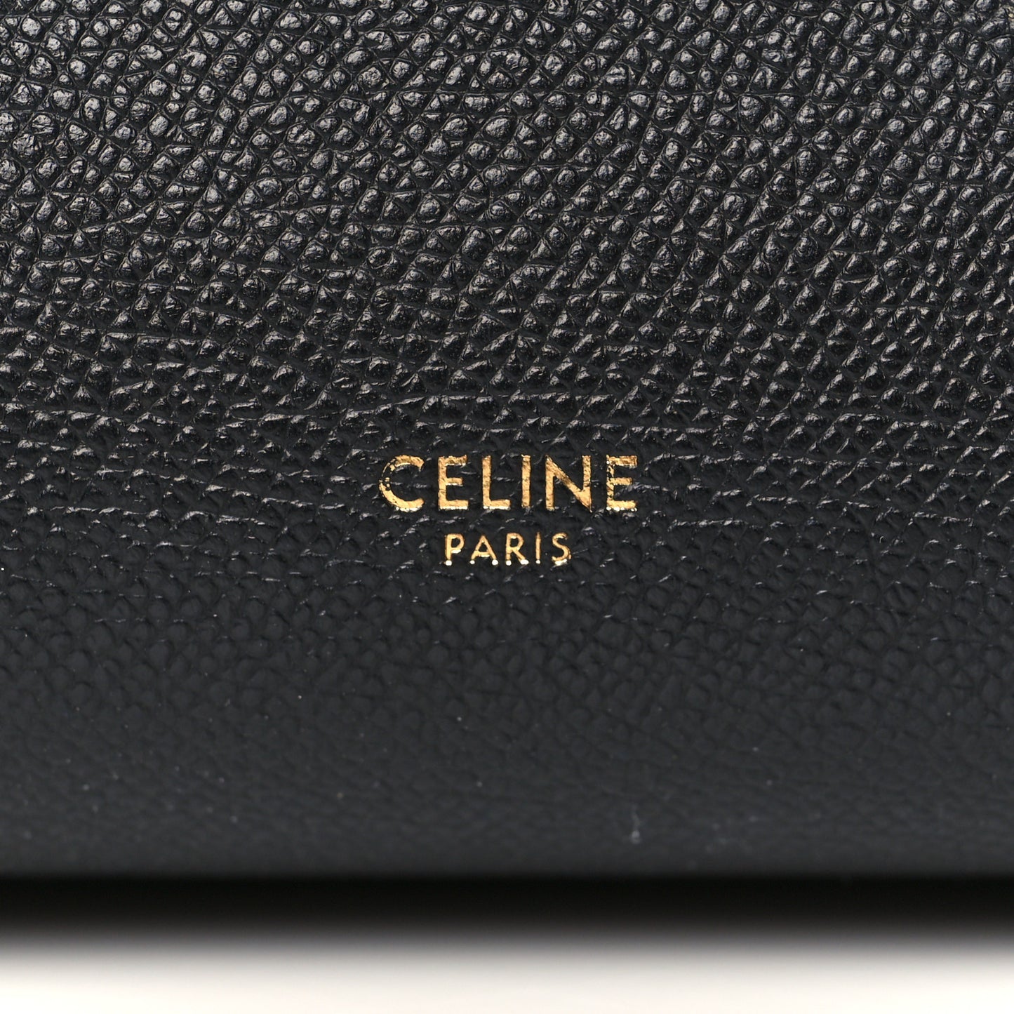 Grained Calfskin Micro Belt Bag Black