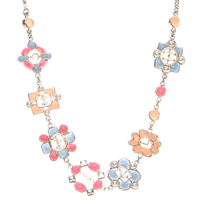 Chanel Resin Gripoix Poured Glass Pearl Necklace Multicolor 1 of 5