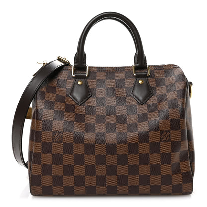 Louis Vuitton Damier Ebene Speedy Bandouliere 25 1 of 10