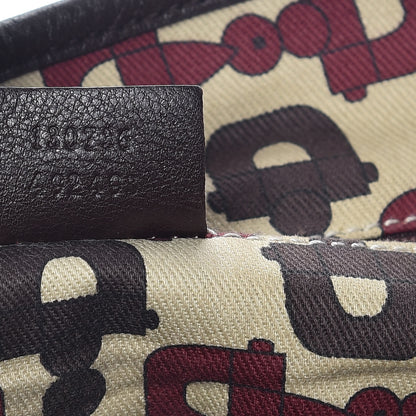 Gucci Guccissima Medium Abbey Shoulder Bag Chocolate 9 of 9