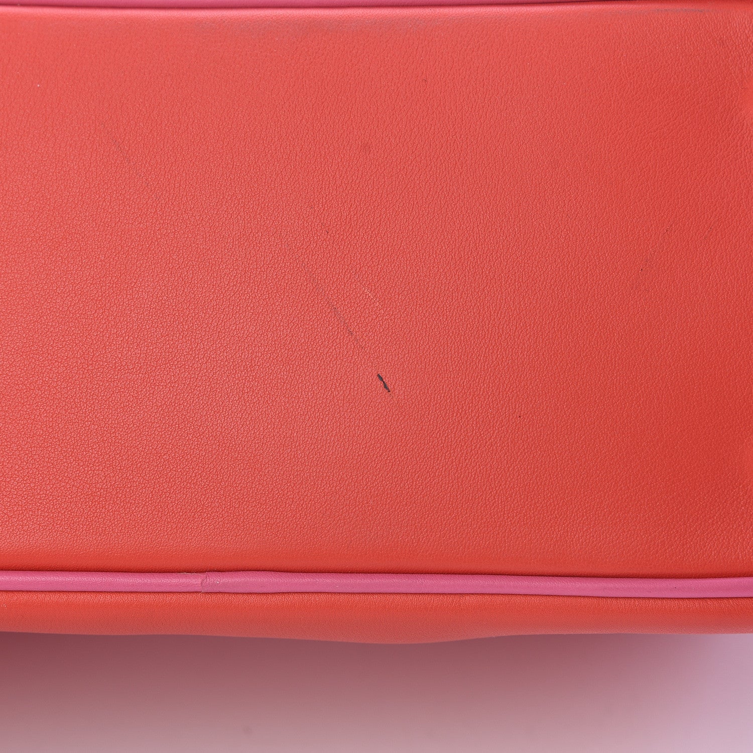 Christian Dior Python Smooth Calfskin Small Diorissimo Tote Pink Red 10 of 10