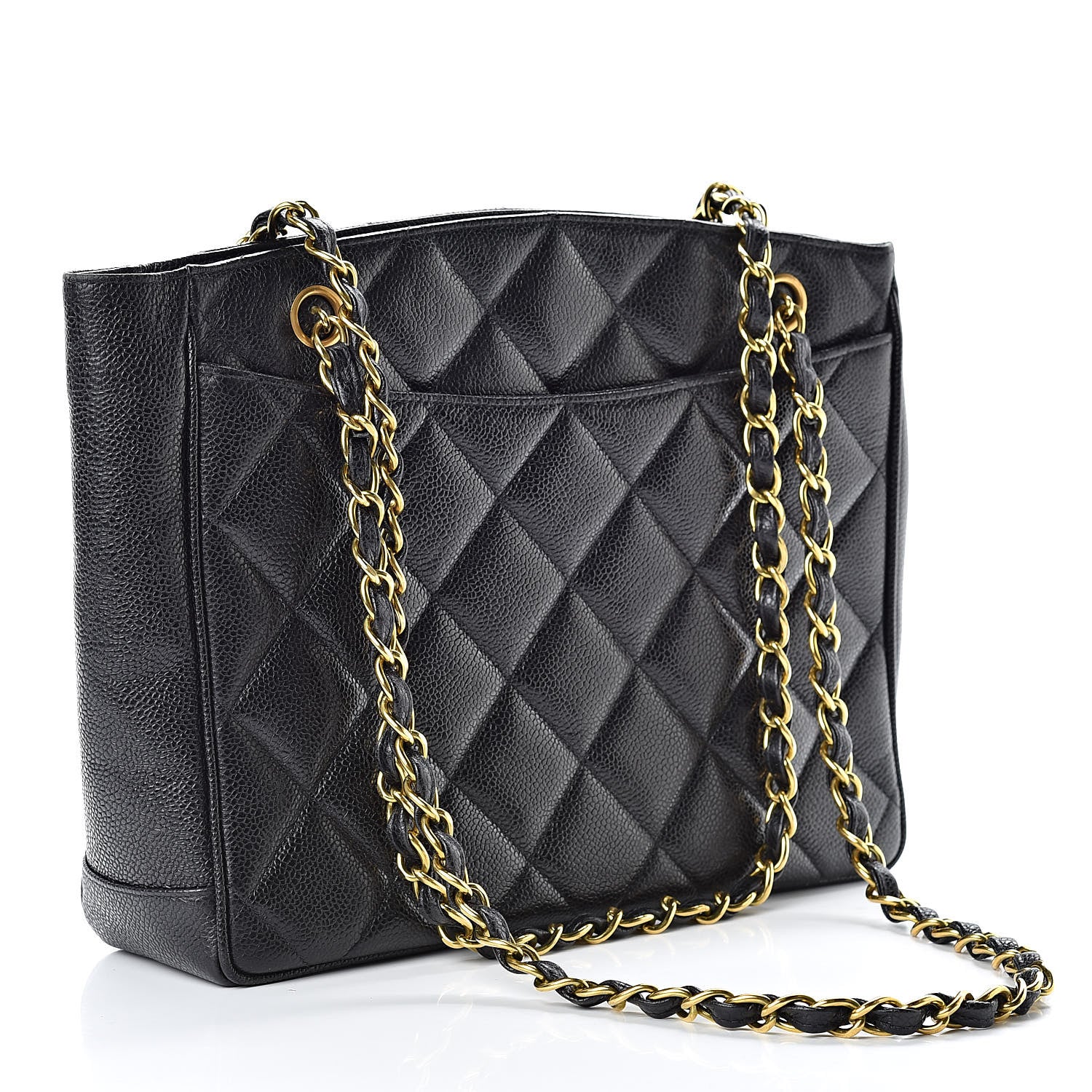 Chanel Caviar Quilted Small Tote Black 3 of 14