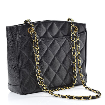 Chanel Caviar Quilted Small Tote Black 3 of 14