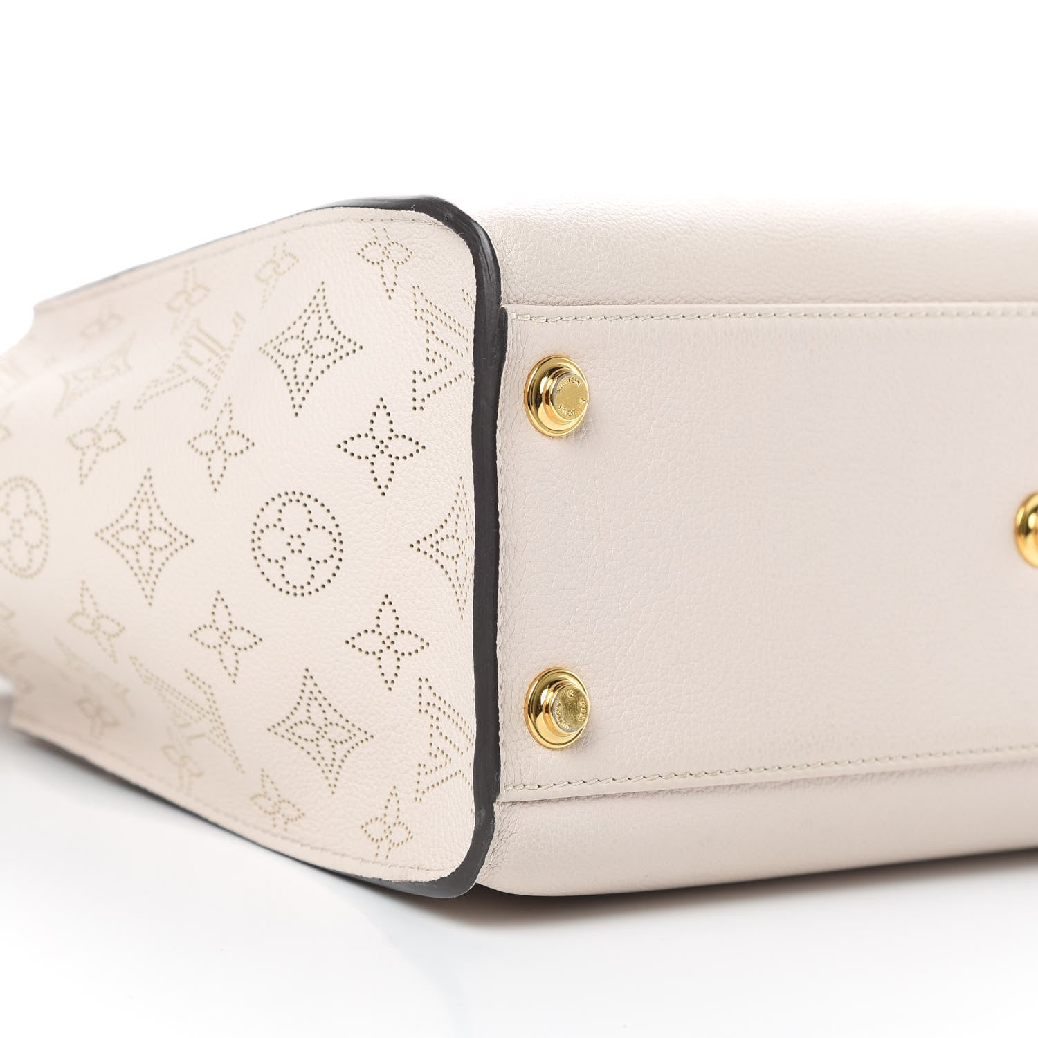 Louis Vuitton Calfskin Monogram On My Side Greige 9 of 11