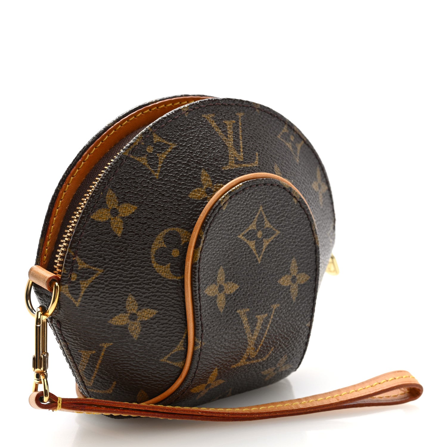 Louis Vuitton Monogram Mini Ellipse Wristlet Clutch 3 of 7
