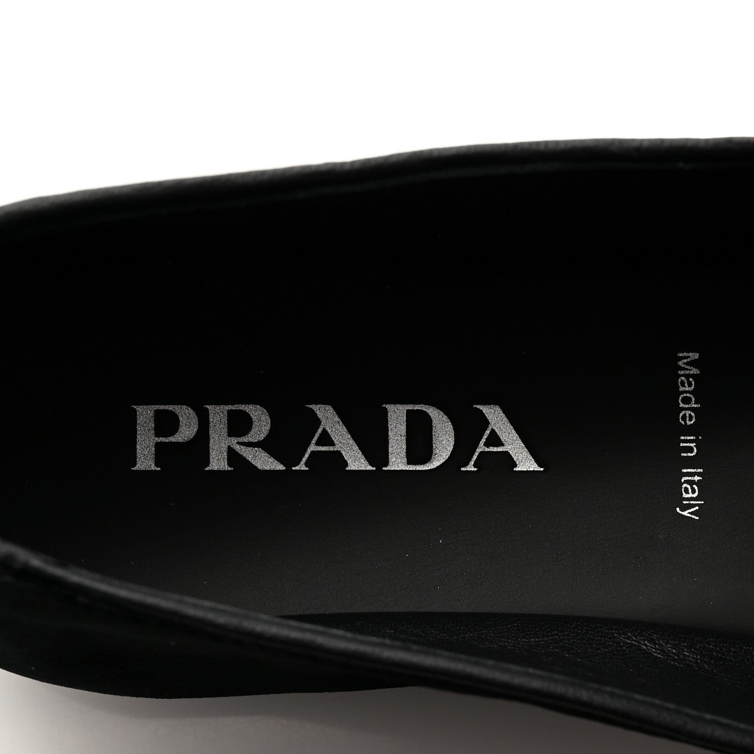 Prada Velvet Mens Slip On Loafers 8 Black 8 of 10