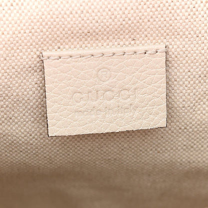 Gucci Grained Calfskin Logo Belt Bag White 8 of 9