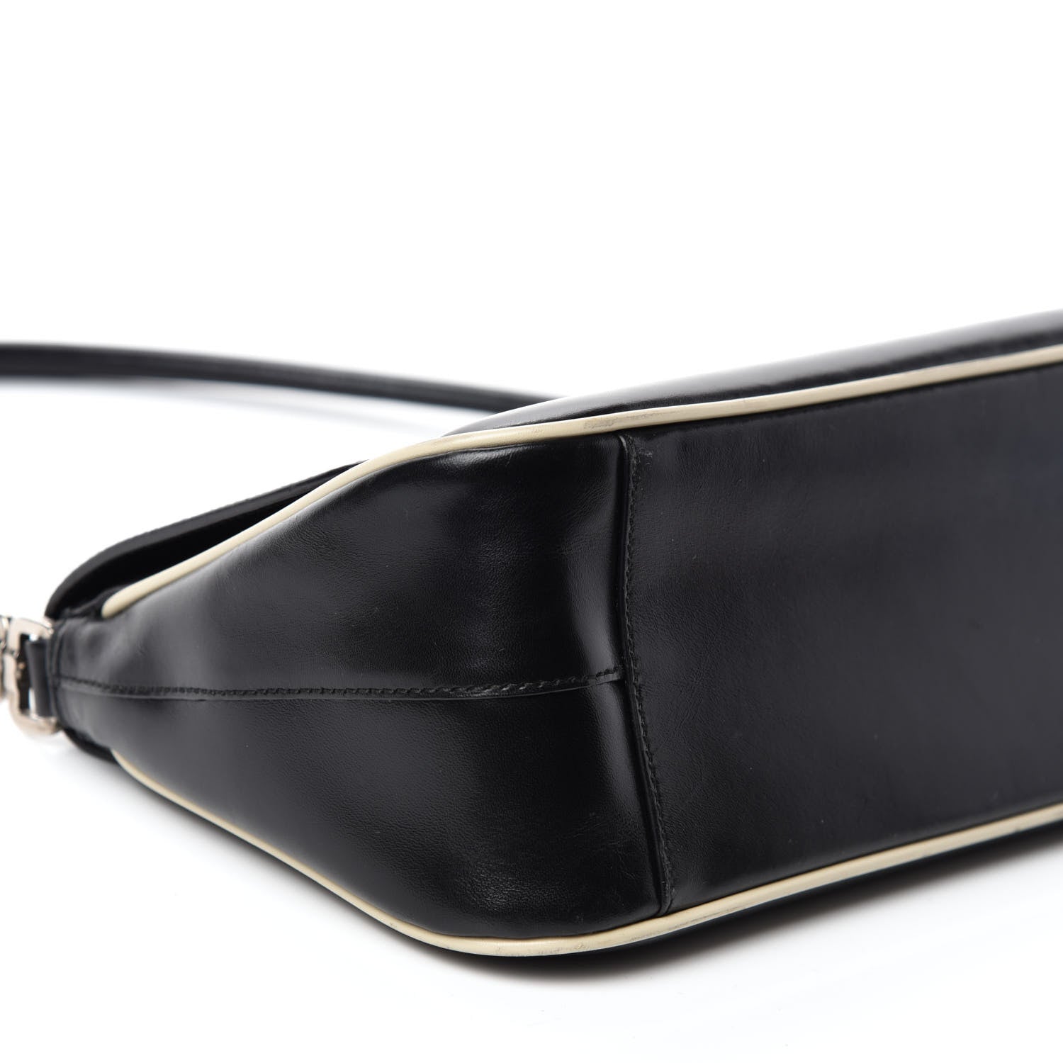 Prada Spazzolato Shoulder Bag Black 6 of 11