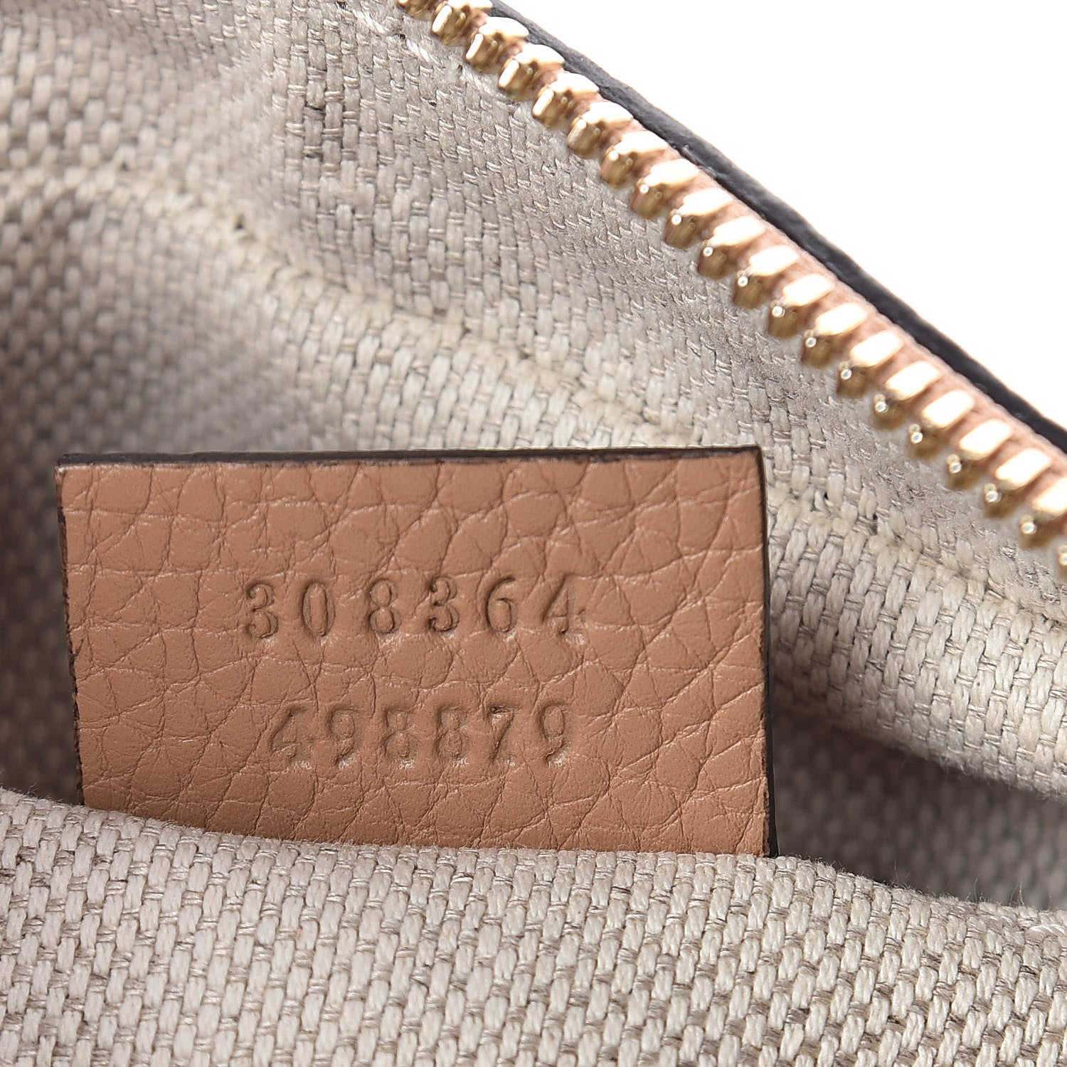 Gucci Pebbled Calfskin Small Soho Disco Bag Rose Beige 7 of 10