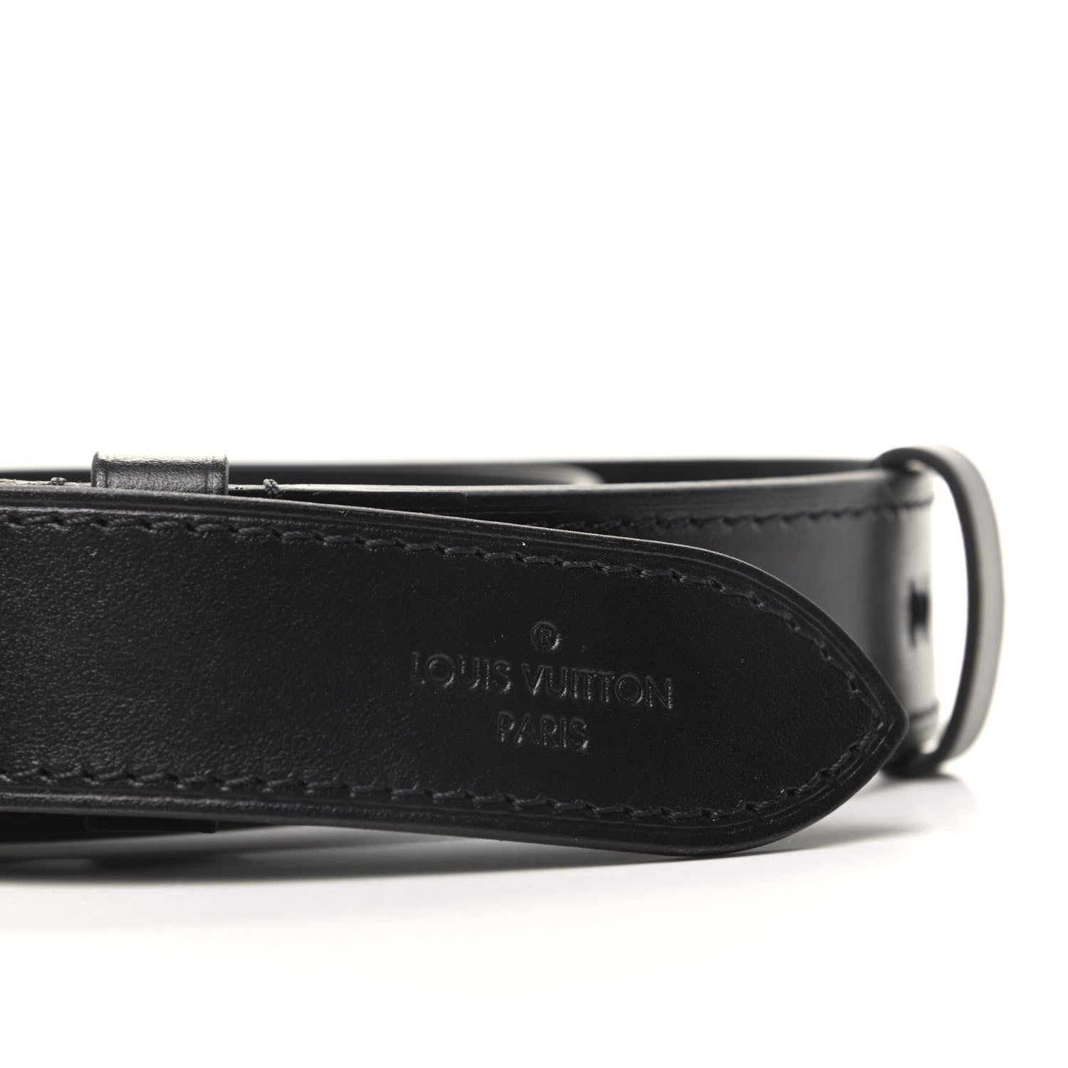 Louis Vuitton Calfskin Odeon PM Adjustable Shoulder Strap Black 3 of 3