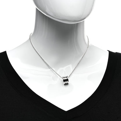Bulgari 18K White Gold B.Zero1 Pendant Necklace 2 of 4
