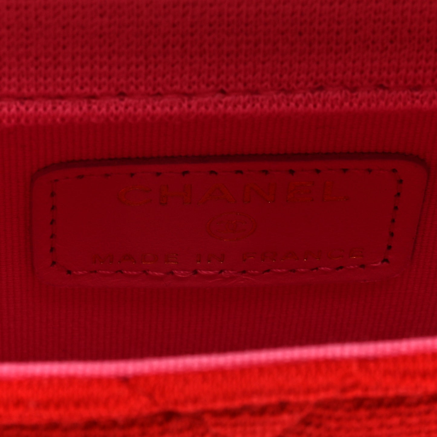 Jersey Quilted Micro Mini Flap Red