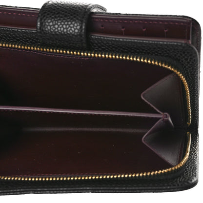 Chanel Caviar Quilted CC French Wallet Black 6 of 11
