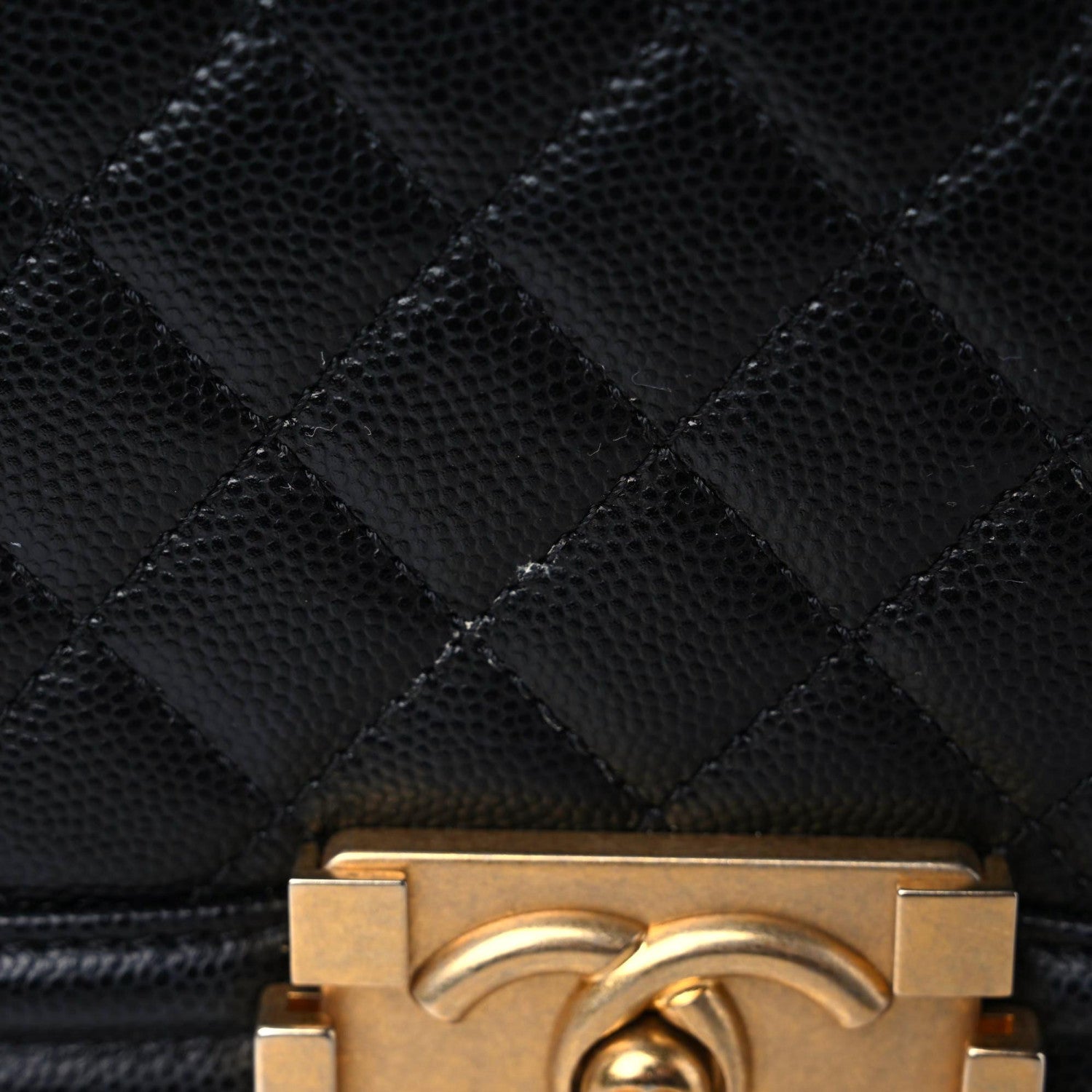 Chanel Caviar Quilted Medium Boy Flap Black 10 of 15