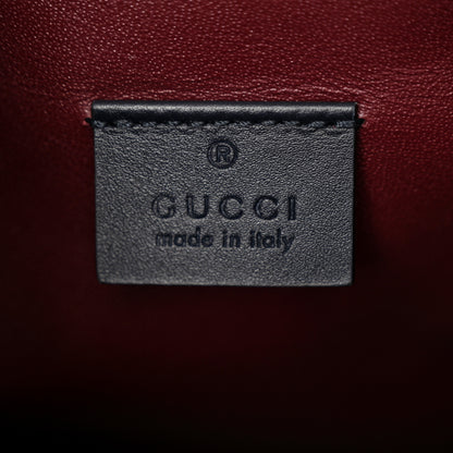 Gucci Smooth Calfskin Medium Zumi Top Handle Bag Blue Romantic Cerise Butter Multicolor 7 of 18