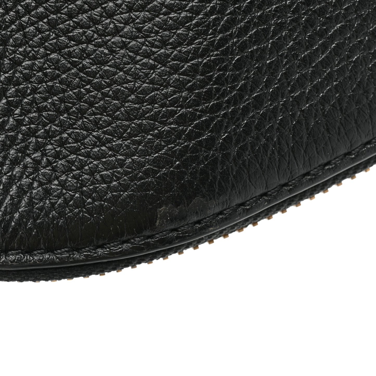 Pebbled Calfskin Recruit Nomad Crossbody Black