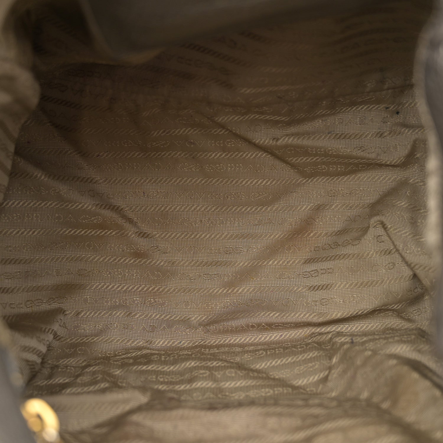 Prada Metallic Vitello Daino Side Pocket Hobo Acciaio 5 of 25