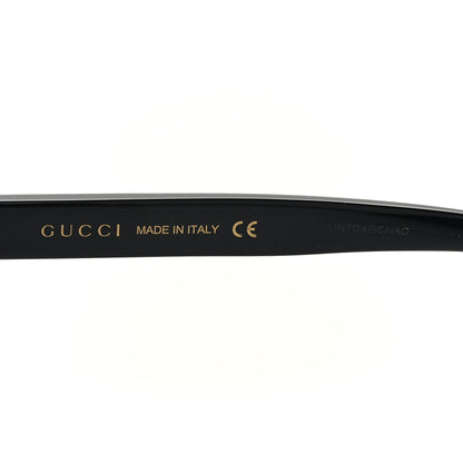Gucci Crystal Square Frame GG Sunglasses GG0418S Black Pink 5 of 7