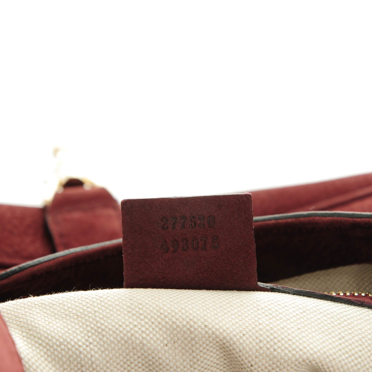 Gucci Nubuck Medium Jackie Shoulder Bag Burgundy 8 of 8