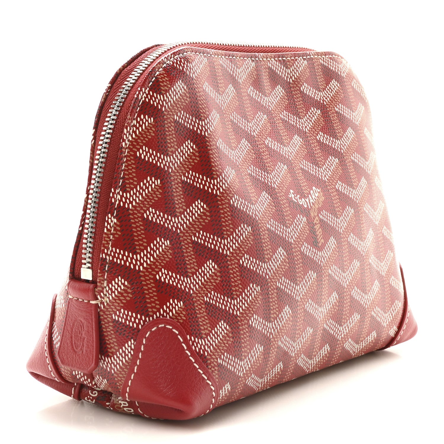 Goyard Goyardine Vendome Toiletry Pouch Red 3 of 9