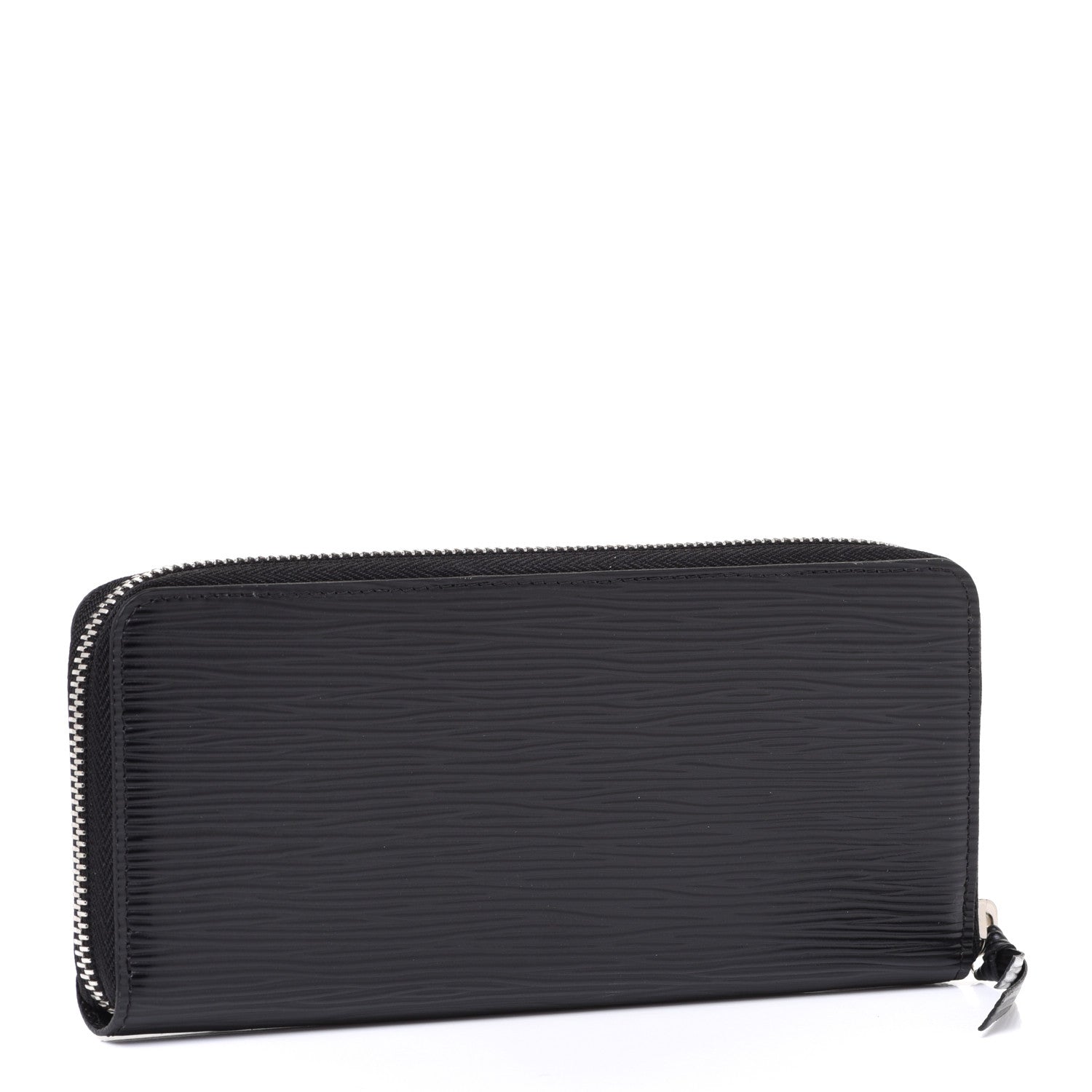 Louis Vuitton Epi Clemence Wallet Black 3 of 8