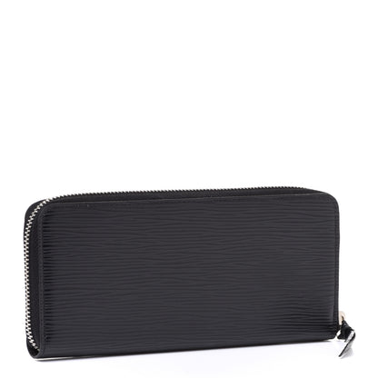 Louis Vuitton Epi Clemence Wallet Black 3 of 8