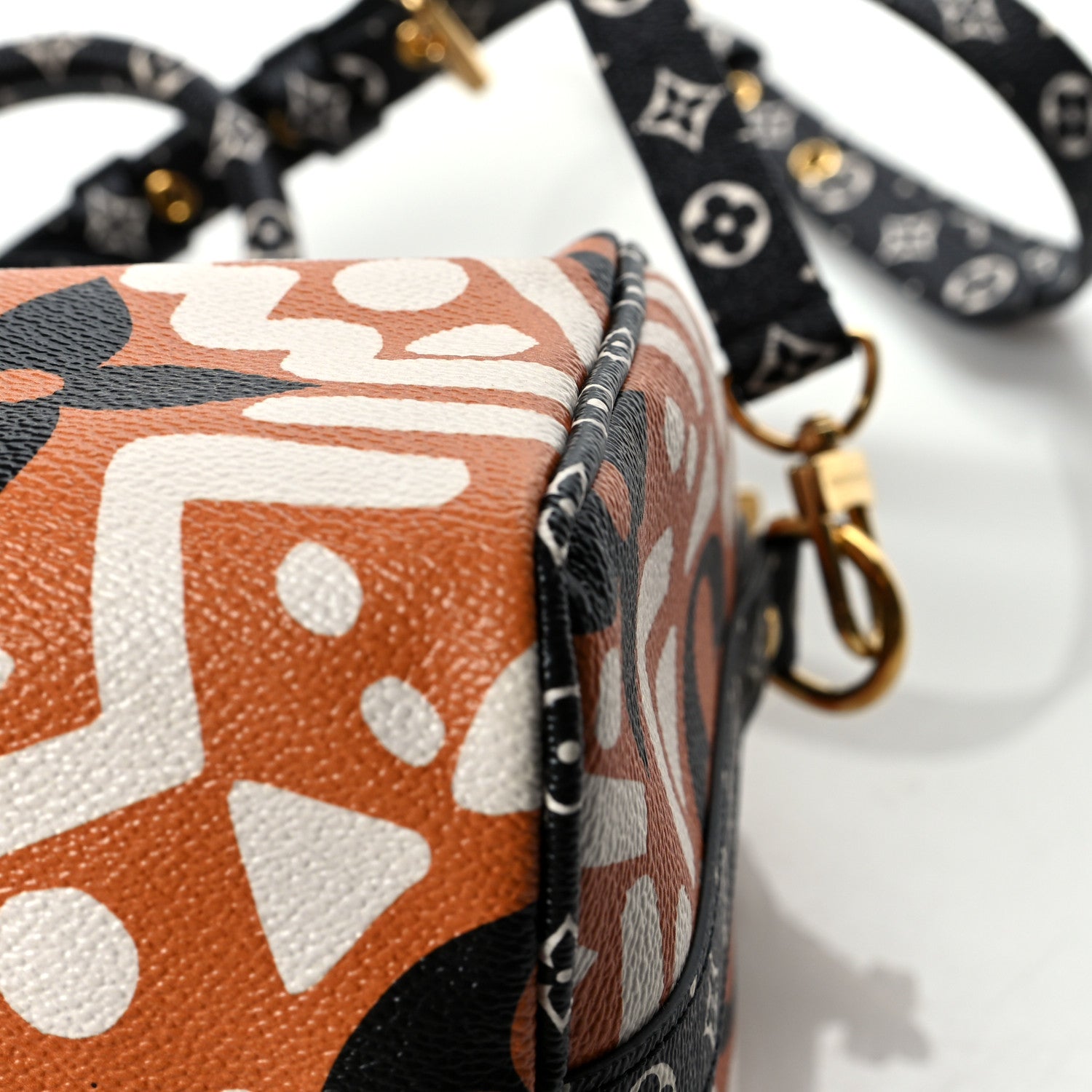 Louis Vuitton Monogram Giant Crafty Speedy Bandouliere 25 Creme Caramel 11 of 11