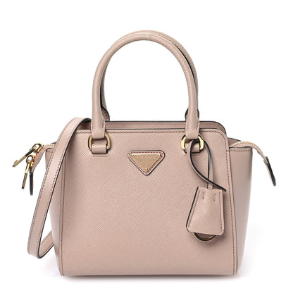 Prada Saffiano Soft Calfskin Mini Zippered Tote Cipria 1 of 10