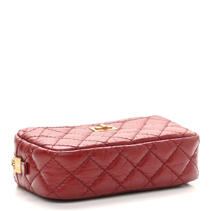 Chanel Aged Calfskin Quilted Mini Reissue Camera Case Red 4 of 11