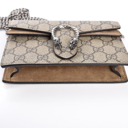 Gucci GG Supreme Monogram Super Mini Dionysus Shoulder Bag Taupe 9 of 10